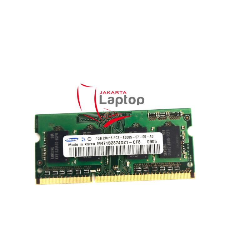 Ram laptop DDR3 Hynix Samsung Elpida 1gb PC 8500