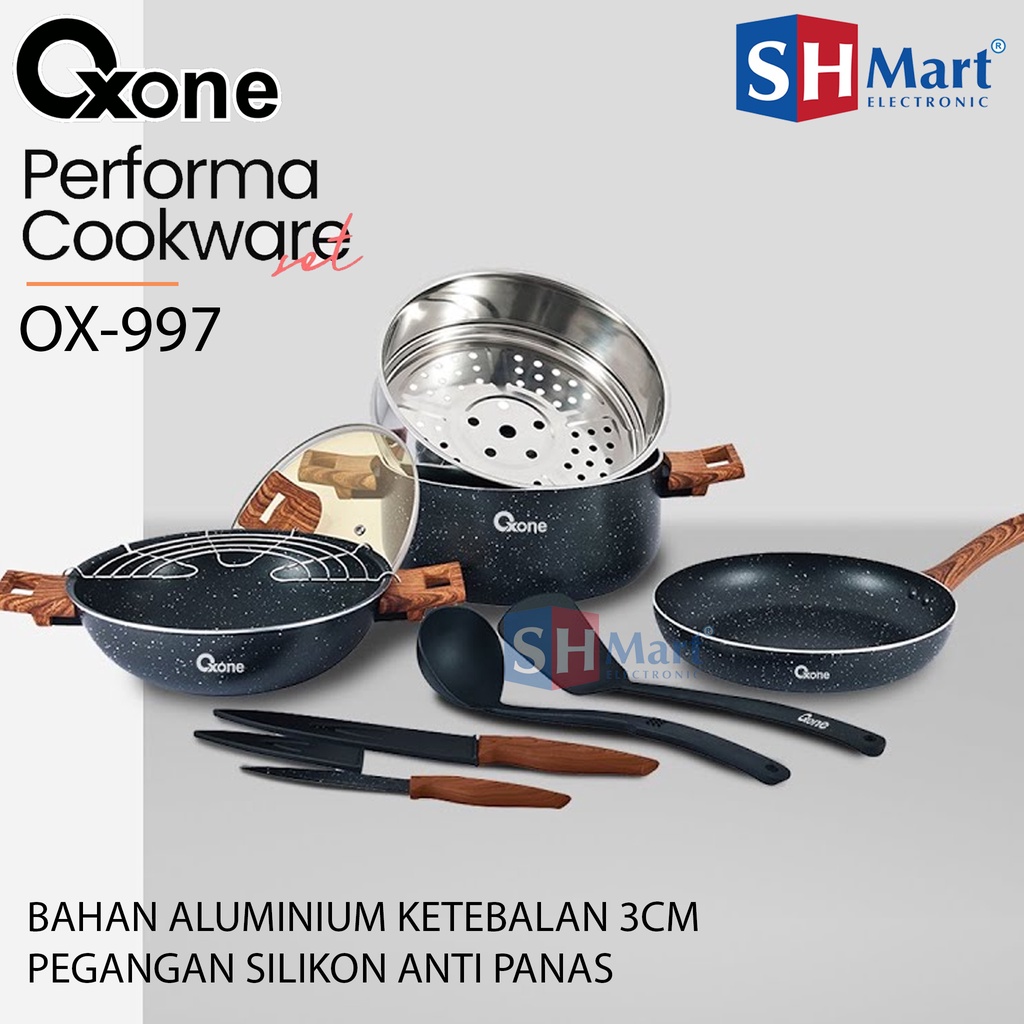 OXONE PERFORMA COOKWARE SET OX-997 PREMIUM PANCI SET OX997 (MEDAN)