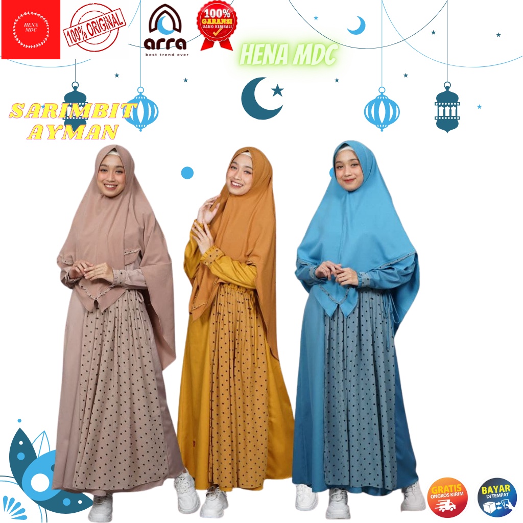 Baju Gamis Wanita Gamis Remaja Gamis Ibu Gamis Dewasa Terbaru Model Pesta Kondangan Kekinian Ceruty 