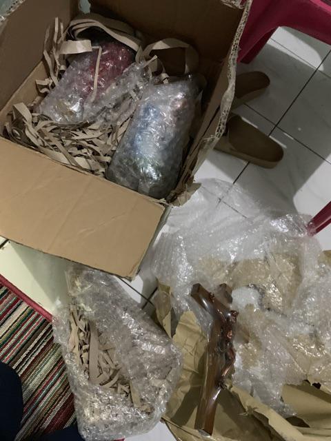 Salib Gantung Katolik Kayu Jati Korpus Tembaga 30cm