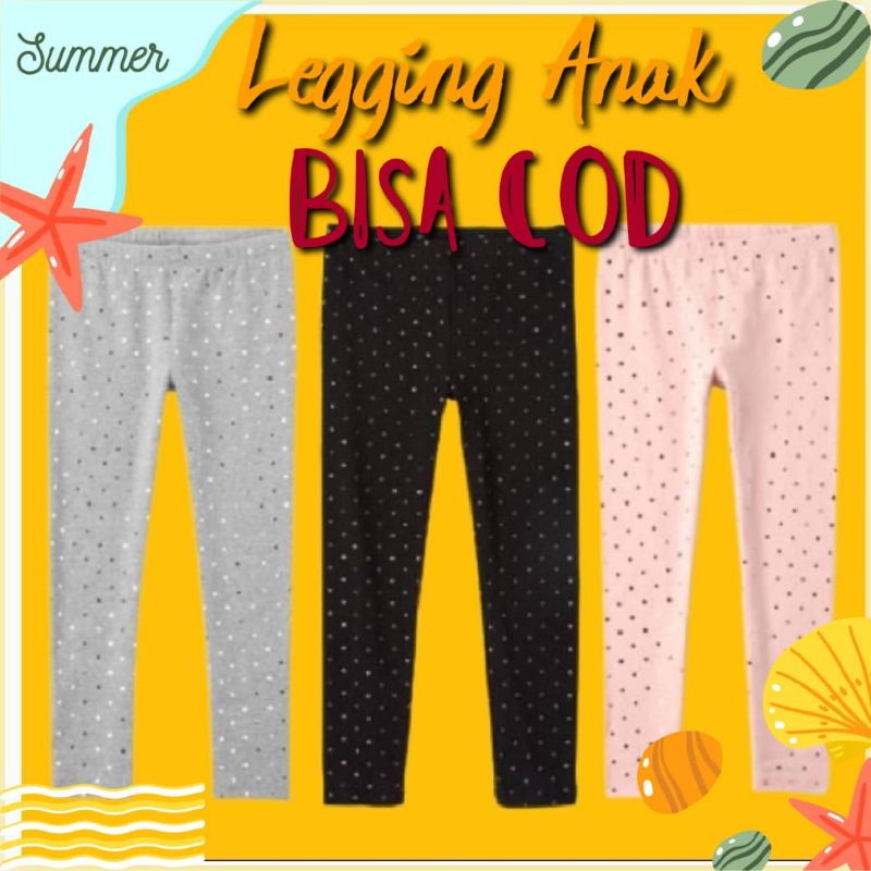 Celana Legging Anak Celana Panjang Anak Ukuran S-XXL Legging Perempuan [Bisa COD]