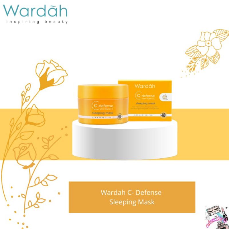 ☃Cutezz_Ching1☃Wardah C Defense Sleeping Mask 30g