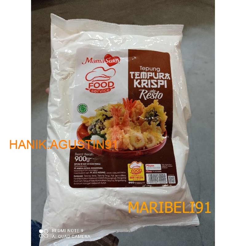 

MamaSuka Tepung Tempura Krispi ala Resto 900 g Food Service maribeli91