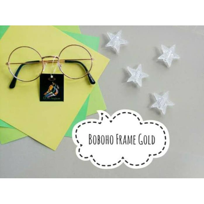 Kacamata Dewasa Boboho Pria Wanita Lensa Clear