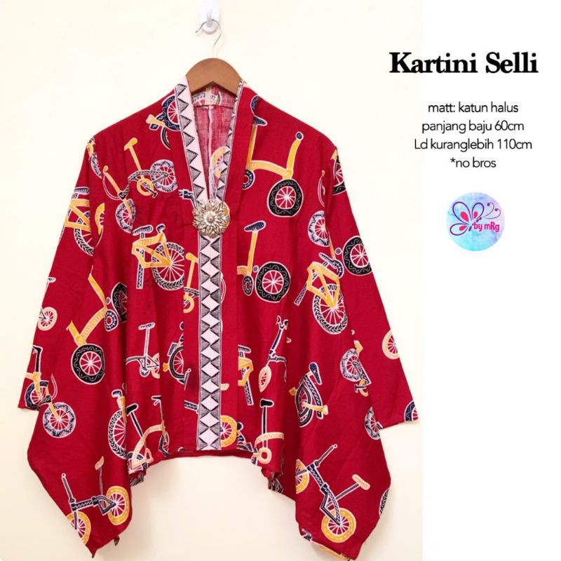 Blouse Kartini Selly | Batik Karakter Sepeda