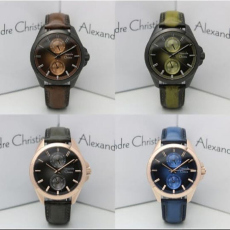Jam Tangan Pria Original Alexandre Christie  AC-6573/6573/Ac6573/AC6573