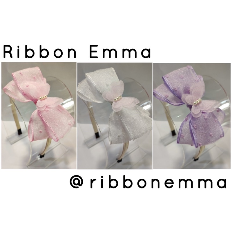 Bando Kupu Kupu Bando Anak Bando Korea Bandana Bayi Headband Baby Nylon USA Bondu Anak / Bondu Mutia