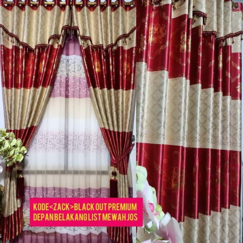 gorden blackout import smokring poni renda gorden blackout import bludru prinmas motif sultan merah 