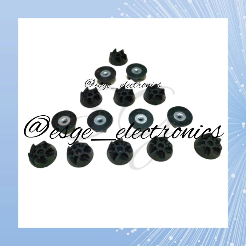 GIGI KARET BLENDER PANASONIC LAMA BARU GEAR BESAR WARNA PUTIH KOPEL BLENDER PANASONIC GIGI UPPER MOUNTING BLENDER PANASONIC GIGI KARET BLENDER PANASONIC DRAT BESAR GEAR KARET BLENDER PANASONIC 3.5CM MX GX14621061 1011 1561 1511 2012 2062 MX 101 SG J1G