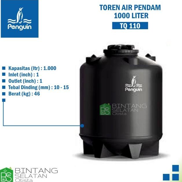 best seller] TOREN AIR PENDAM/ GROUND TANK PENGUIN TQ 110 1000 LITER