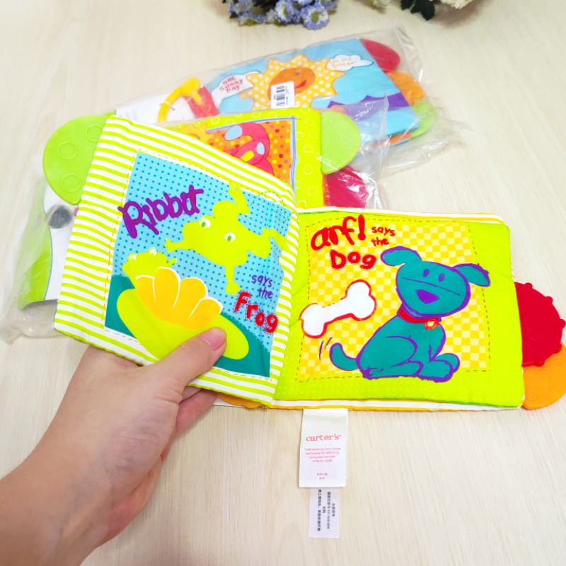 Mainan Soft Book Anak Carter Original Bisa dicuci