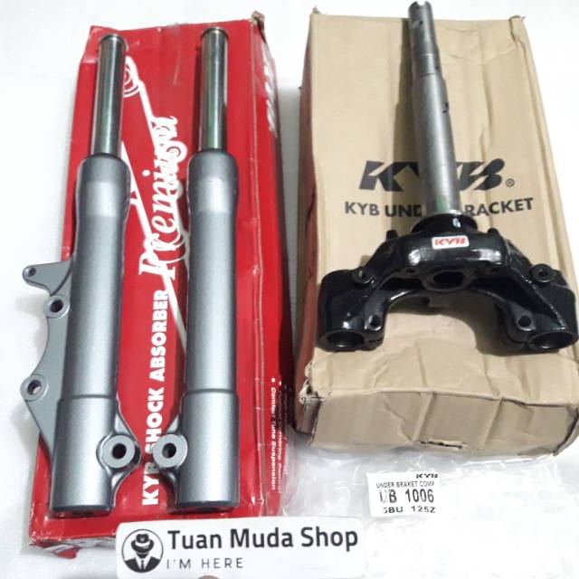 Shock shok brebeker depan segita yamaha 125z kyb