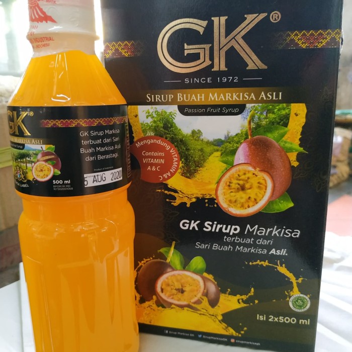 

Syrup GK markisa 500 ml x 2
