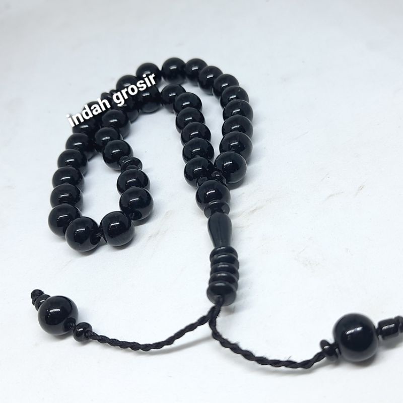 TASBIH BLACK ONIX 33BUTIR 8MM