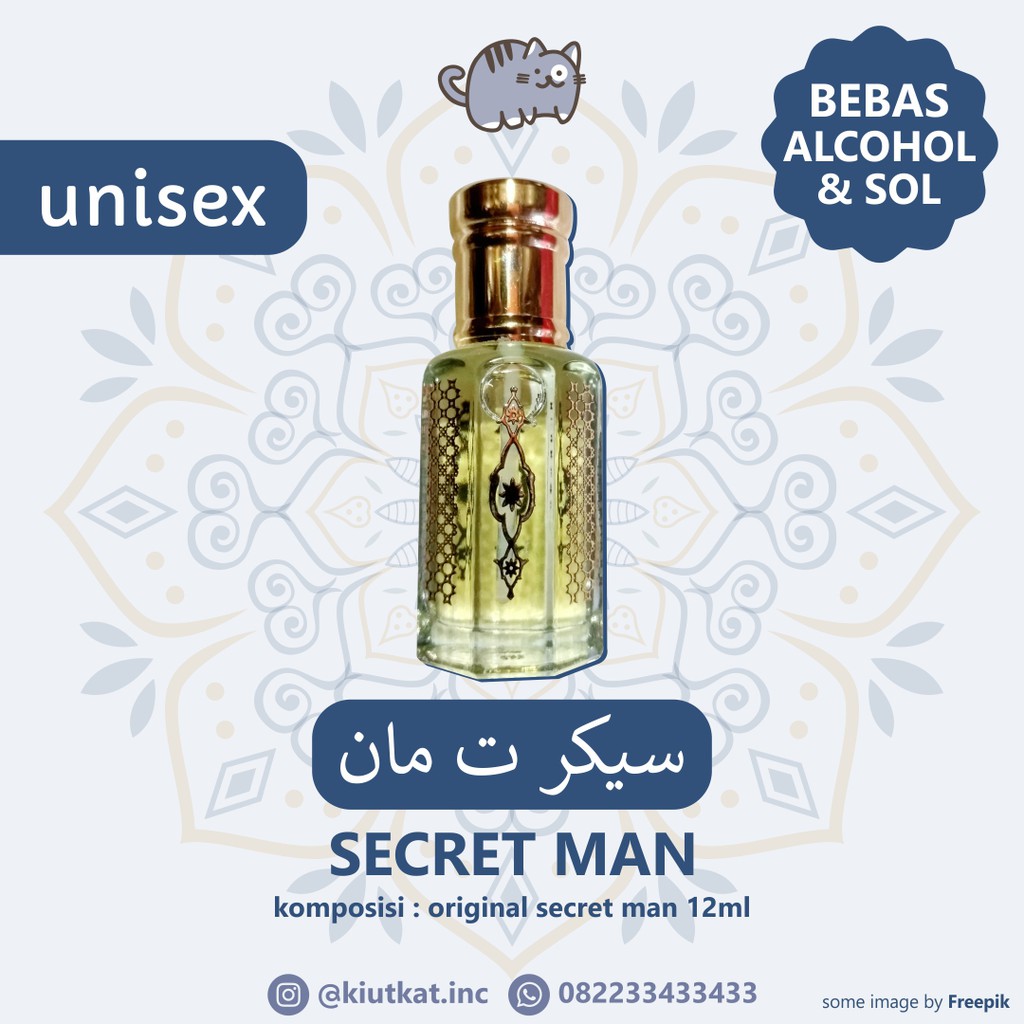 Parfum SECRET MAN Original Isi 12ml