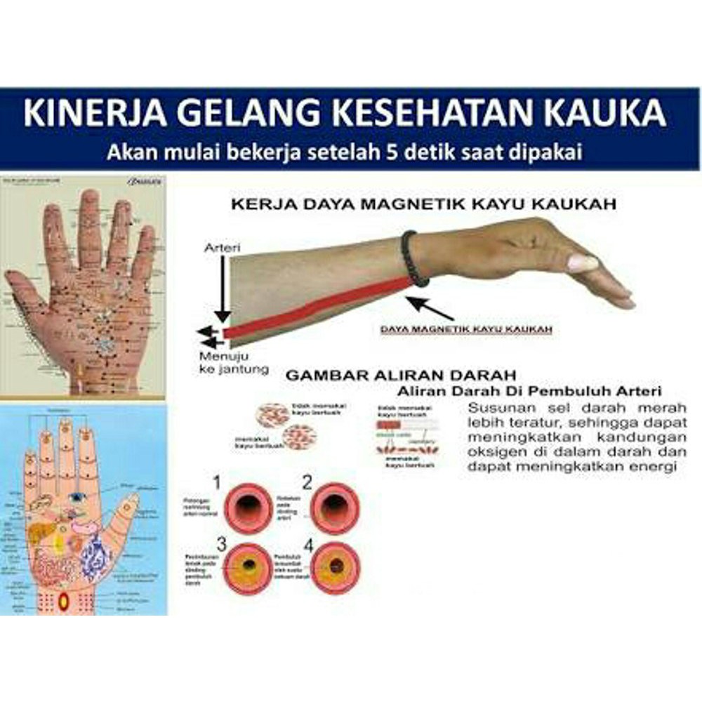 GELANG KESEHATAN KAYU ASLI KAOKAH KOKAH MODEL WAJIK DIJAMIN ASLI