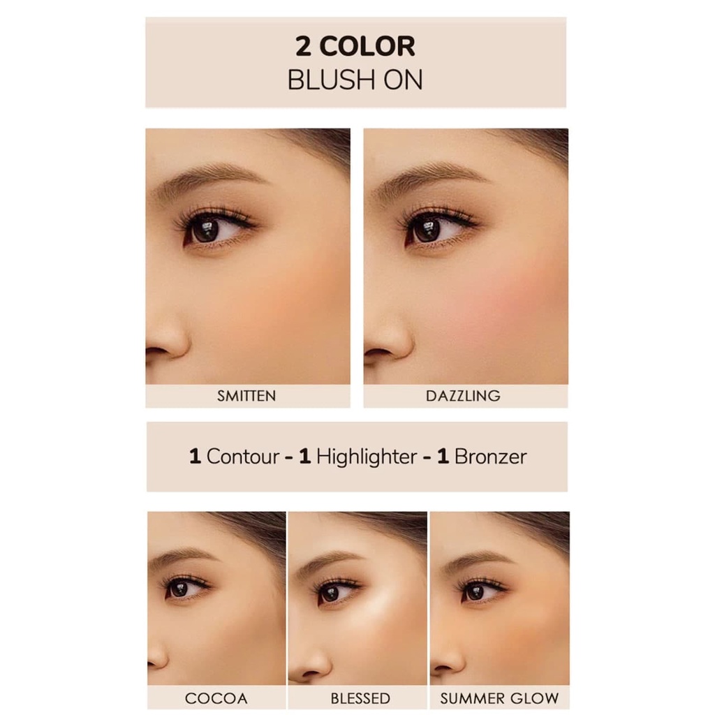 (Free Emas) Lumecolors Day &amp; Night Pallete Eyeshadow with Brush