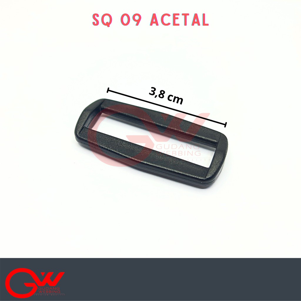 RIng Kotak / Ring Plastik / Ring SQ-09 3,8cm Acetal Qis