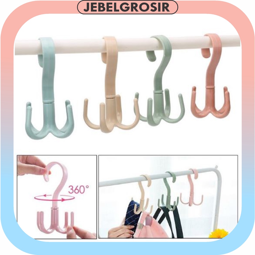 Hanger Syal Tas Tali Pinggang Serbaguna 360 Derajat murah Import 292