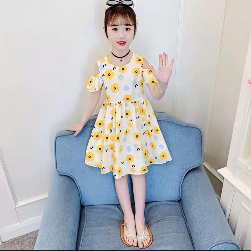 Dress yellow sabrina