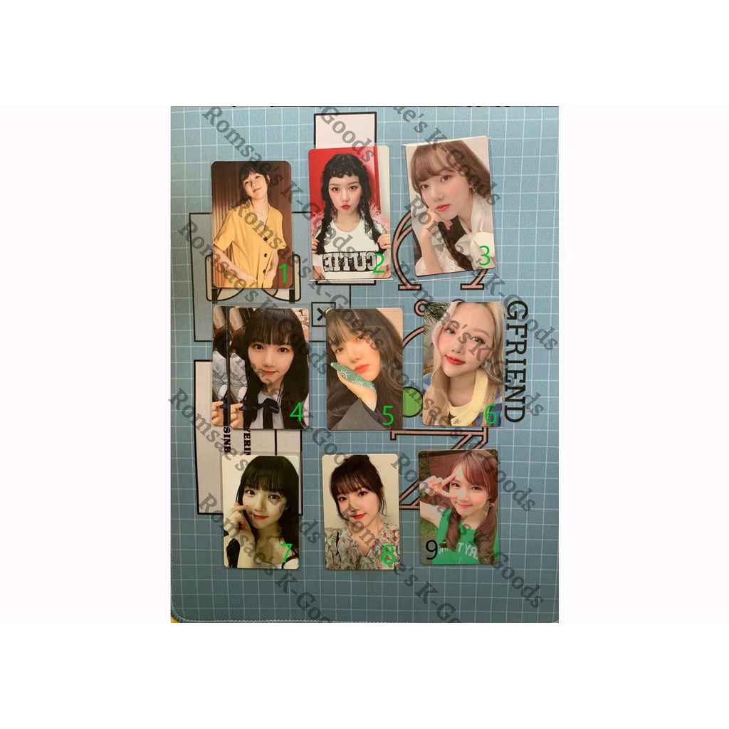Gfriend Yerin Photocard | Parallel | Sunny Summer | TFTMN | Rainbow | Time for Us | LOL | Labyrinth 