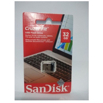 SANDISK FLASHDISK 32GB CRUZER FIT ZC33 / FLASH DISK 32GB CZ 33