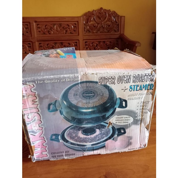 Jual HAKASIMA SUPER OVEN ROASTER DAN STEAMER | Shopee Indonesia