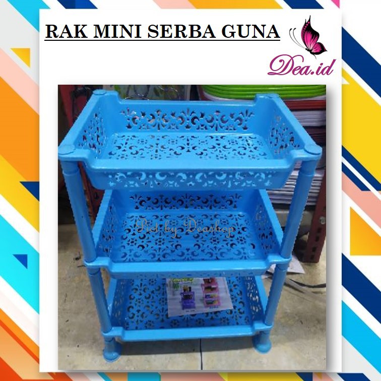 [DEASHOP] RAK MINI SERBAGUNA 3 SUSUN / RAK DAPUR / KOSMETIK MINI SERBAGUNA