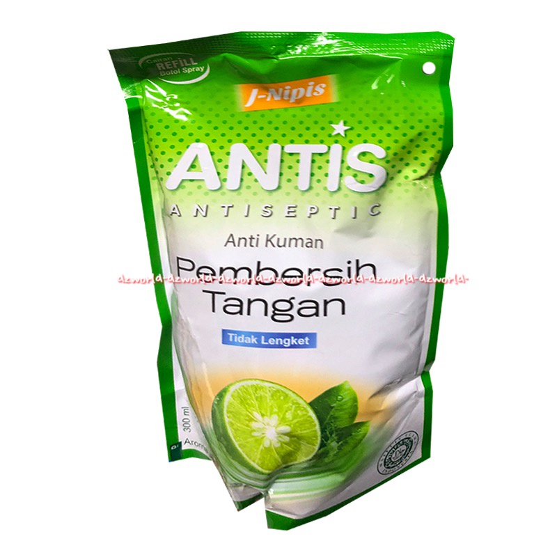 Antis Antiseptic 300ml Anti Kuman Pembersih Tangan Refill Pouch Isi Ulang Antiseptik Serbaguna Serba Anti Septic An Tis