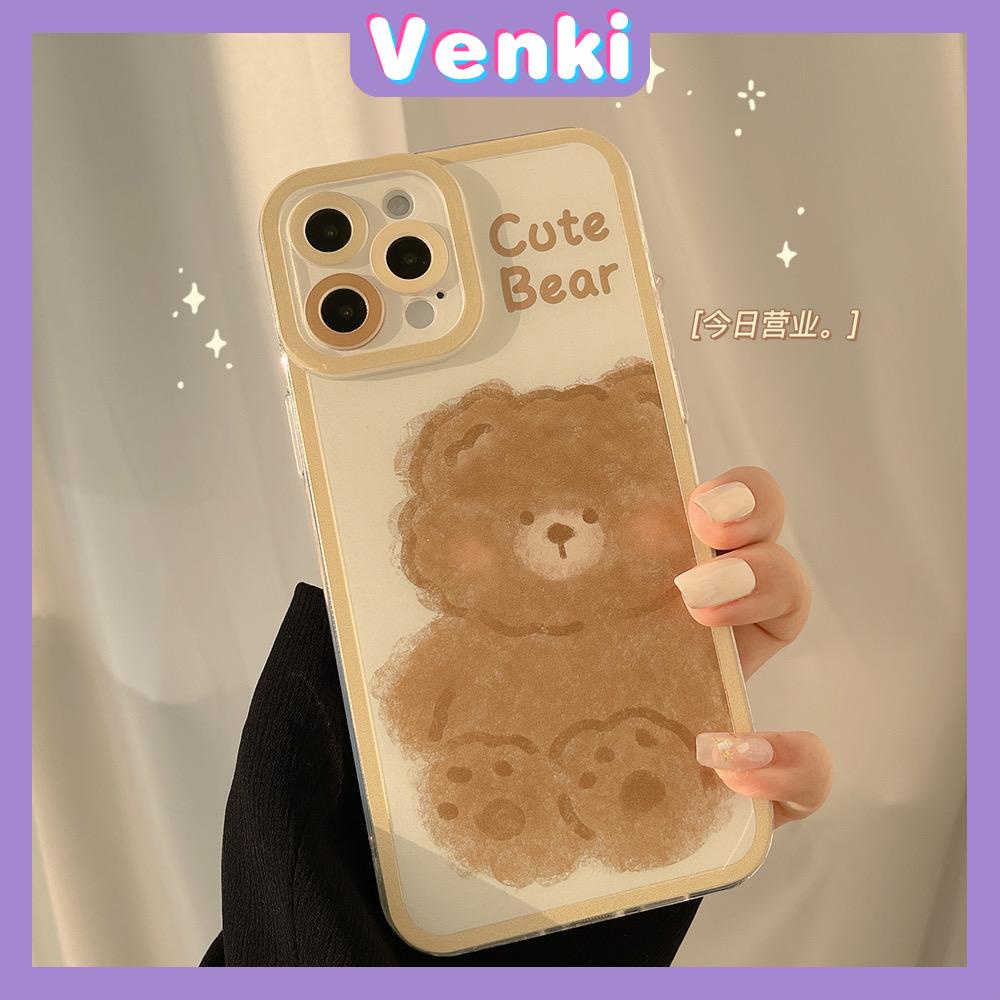 Casing Silikon Iphone 13 Pro Max 12 Pro Max 11 Pro Max 7 Plus Xr Xs Max 13x11 Pro Max Motif Brown Bear