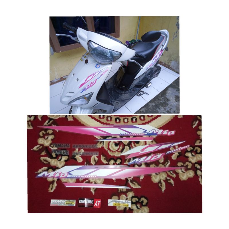 STRIPING MIO SPORTY SMILE THAILAND , STRIPING MIO SPORTY TRANSPARAN MAXIMO VIETNAM