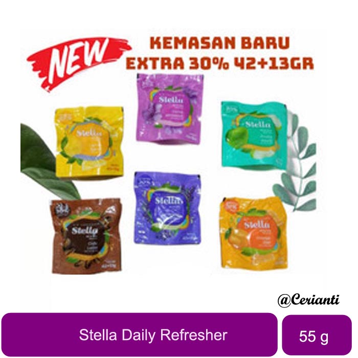 [55GR] STELLA Pengharum Ruangan | Stella Air Freshener All in One - Stella All in One 42g | Lemon | Orange | Caffe Latte Coffee_Cerianti