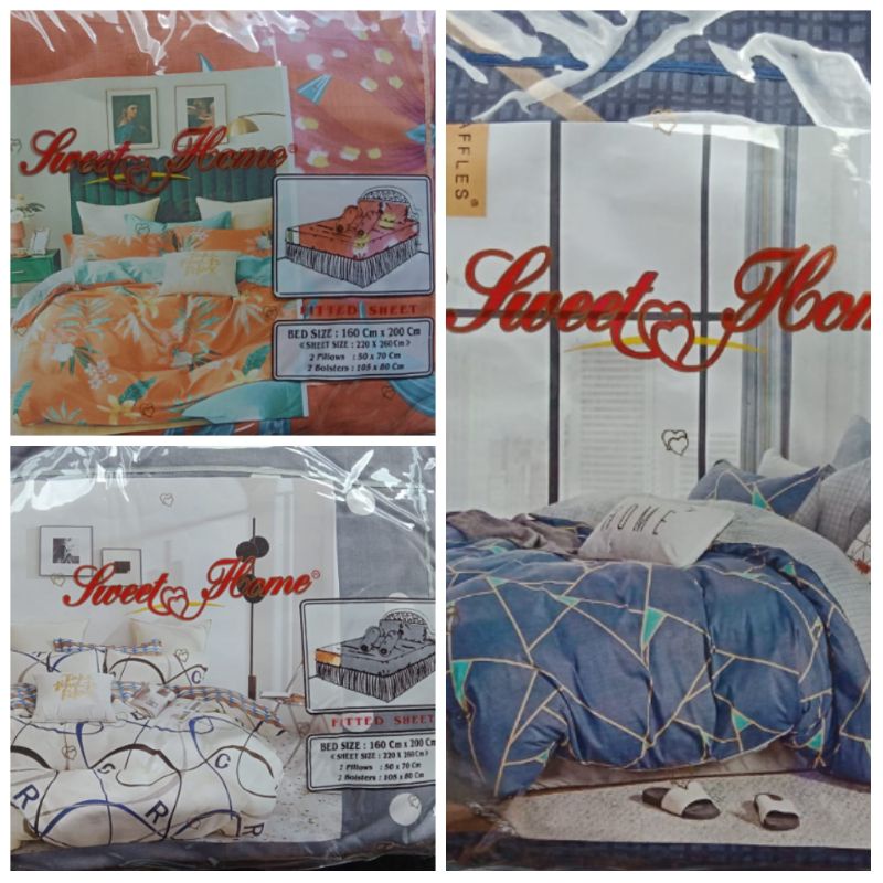 Sweet home sprei 160 dan 180