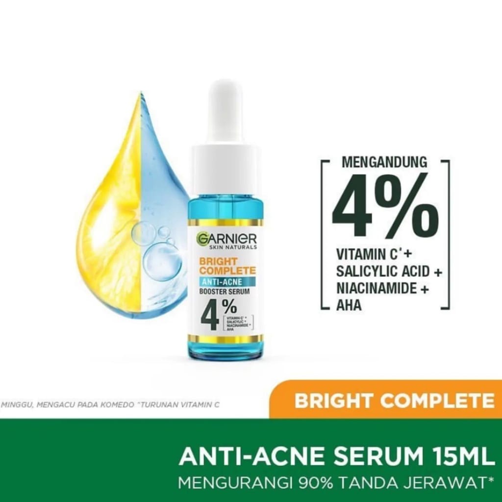Garnier Bright Complete Anti Acne Serum 15ml