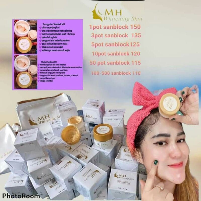 Sunblock MH whitening skin / Brightening Cushion /  Foundation