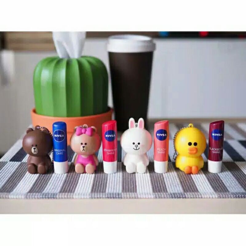 NIVEA X LINE FRIENDS LIP BALM (LIMITED EDITION)