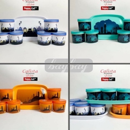 Tempat Toples Makanan Calista / Set 7 In 1 Calista Tonam Toples Kue 7 in 1