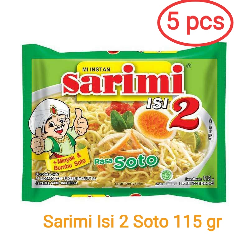 

sarimi isi 2 rasa soto 115gr 5 pcs