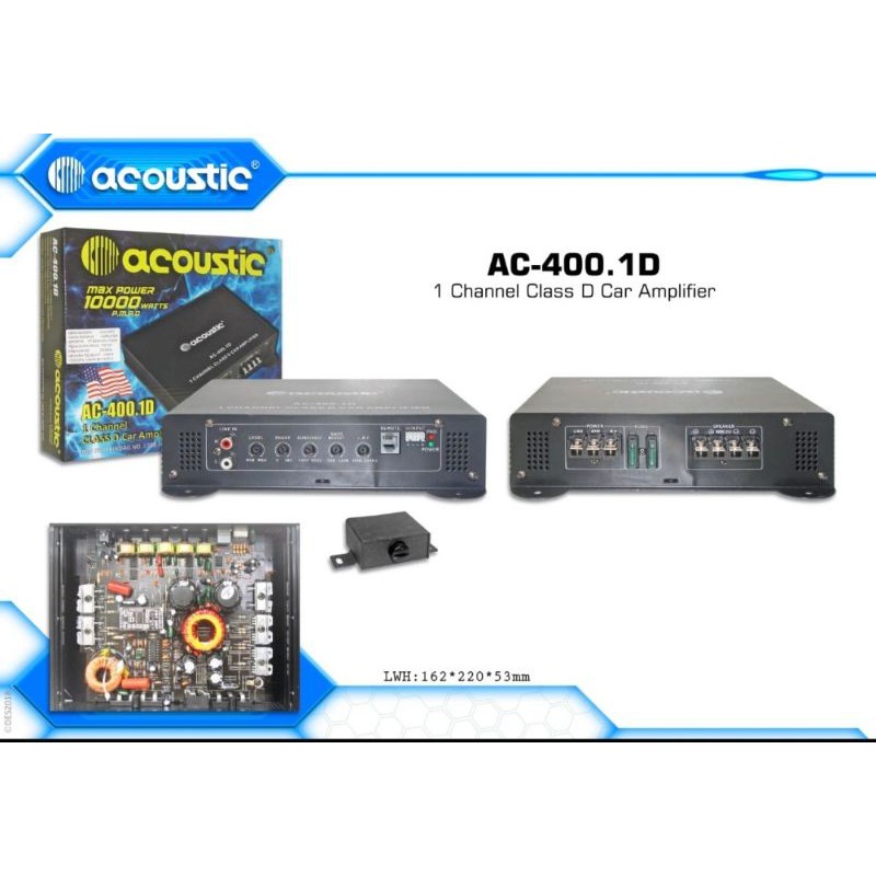 Monoblock Acoustic AC-400.1D