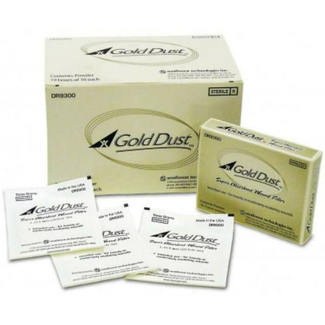 Gold Dust Bubuk Pengering Luka Basah Diabet