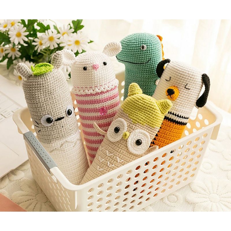 

Amigurumi Tempat Pensil Rajut Karakter Lucu