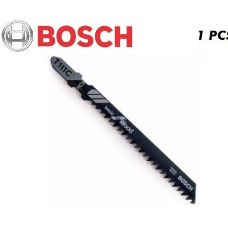 Mata Jig Saw BOSCH T111C (1 PCS)/ mata gergaji potong kayu,triplek,multiplek