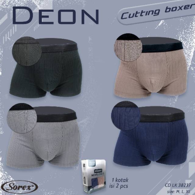 Celana dalam Boxer pria Deon Sorex man 38237