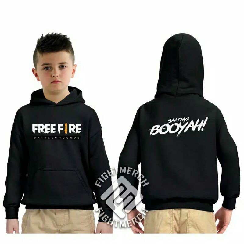 hoodie anak ff booyah - tc