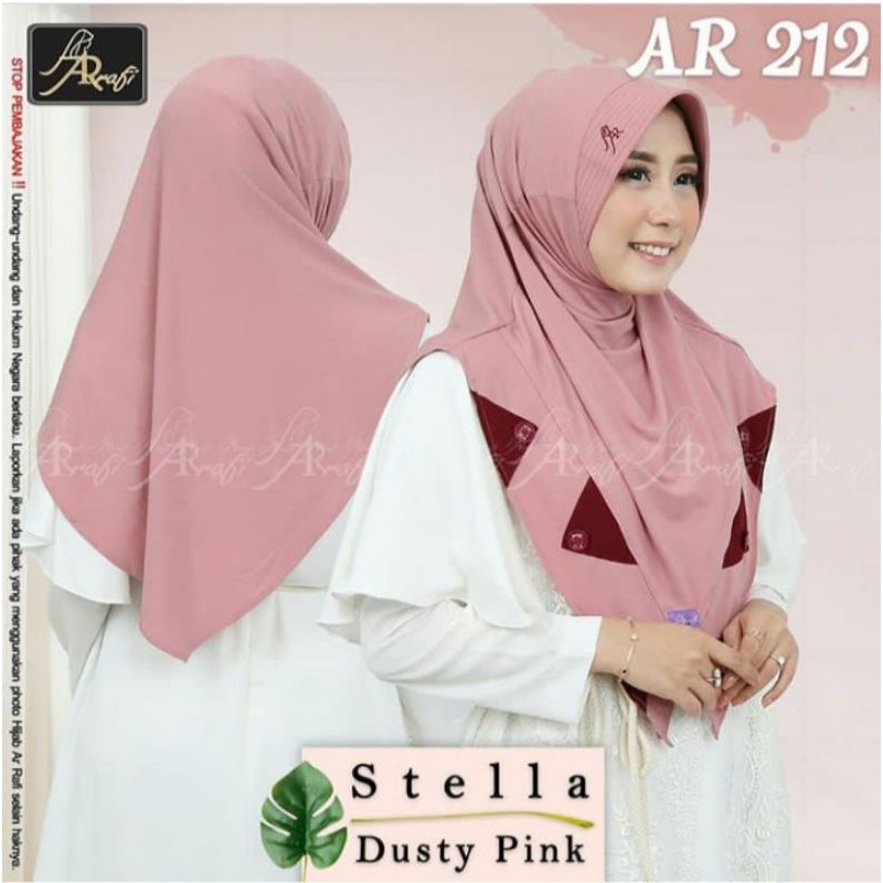 Ar 212, Stella ✅Hijab instan✅Arrafi
