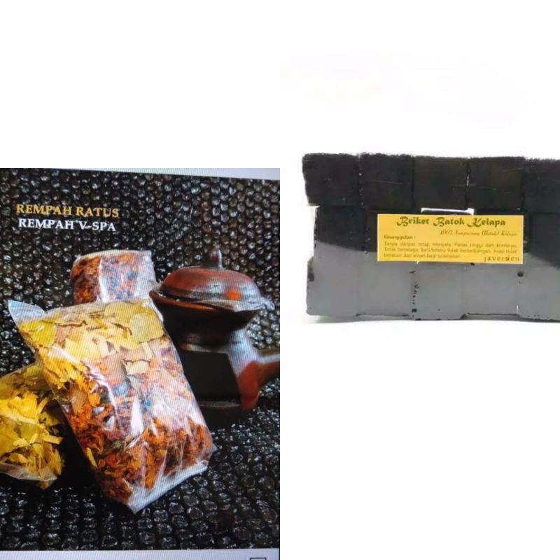 paket ratus wangi tungku ratus, rempah ratus dan arang ratus