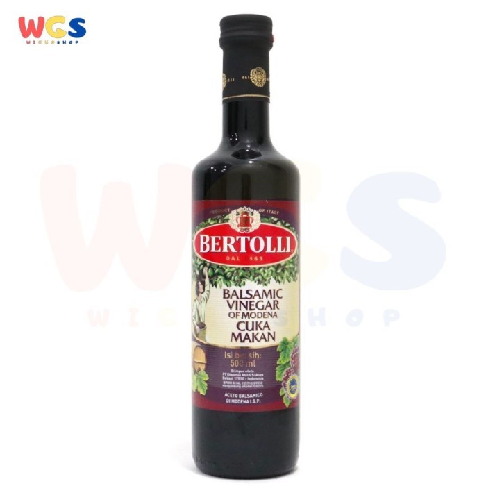 

Bertolli Balsamic Vinegar Of Modena 500 Ml - Cuka Balsamic Vinegar 095