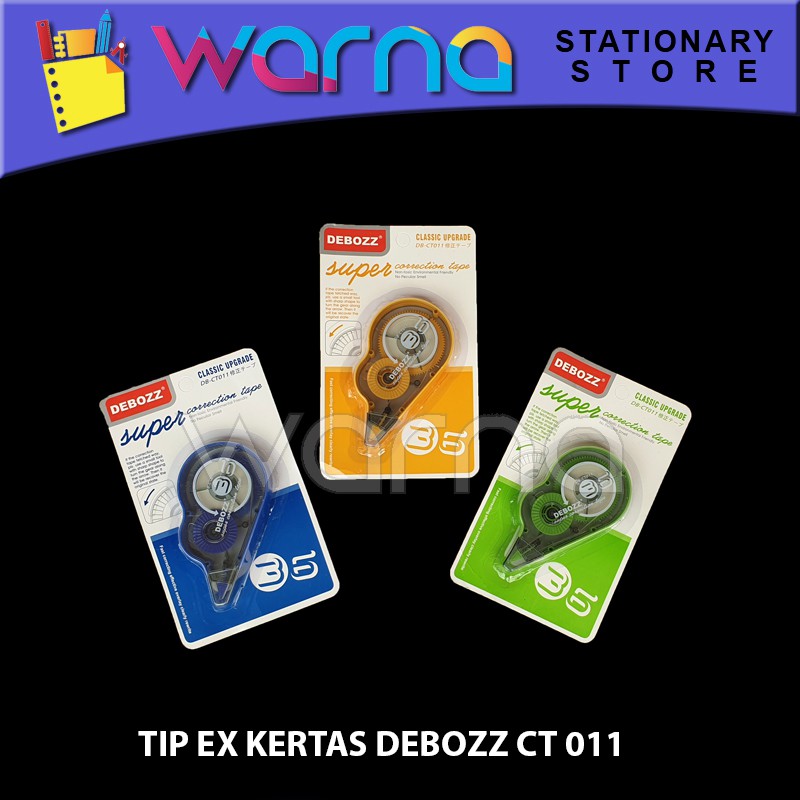 

TIP EX KERTAS DEBOZZ CT 011