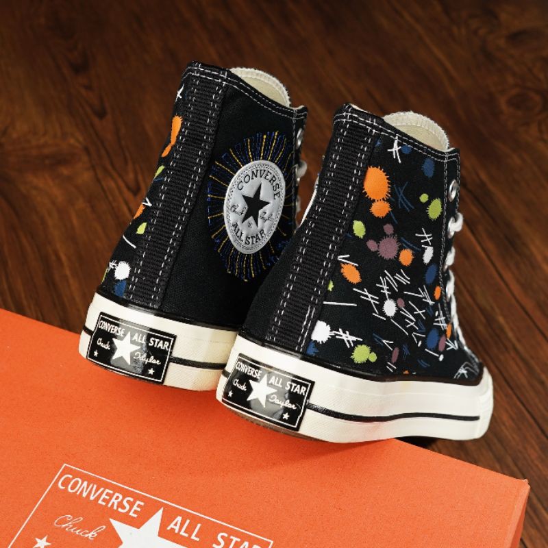 Converse 70s Hi Multi Colour Black Egret