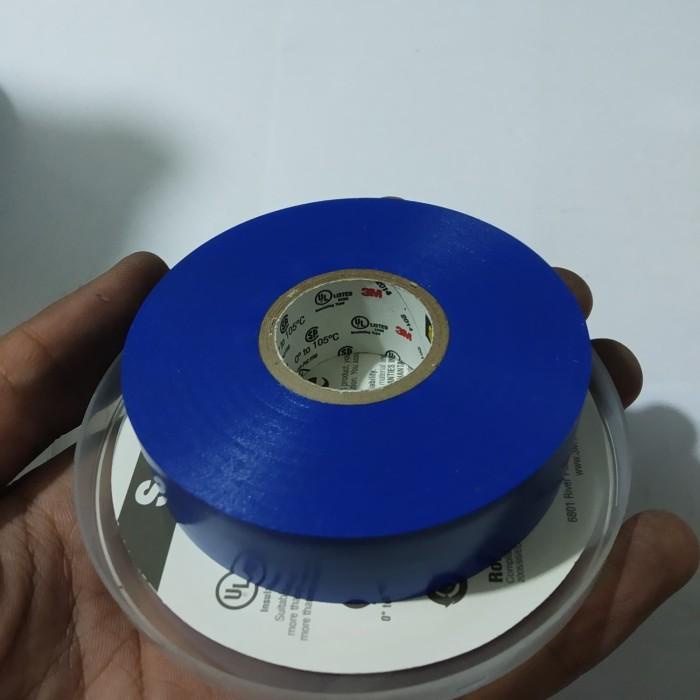 Isolasi Listrik Warna 3M Lakban Lakban Vinyl Listrik Biru 1250 Volt